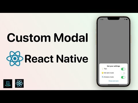 How to Make Customized Modals in React Native | React Native Hindi | Modals | React Native