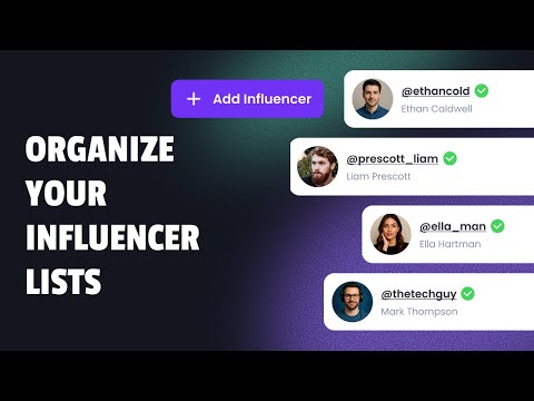 Effortlessly Organize Your Influencer List with IMAI's New Brand Assignment Feature! 🚀