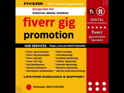 BOOST Your Fiverr Gig With PROVEN Marketing Strategies