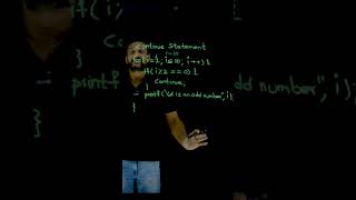 Understanding continue Statement in C using Example