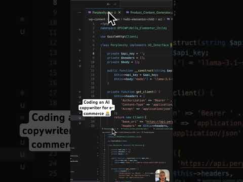 Coding an AI e-commerce copywriter #woocommerce #wordpress #ai