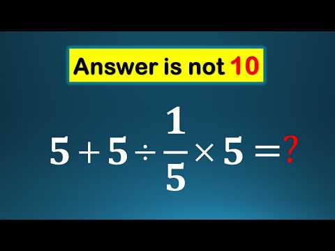 Most People Get This WRONG! Can You Solve It?