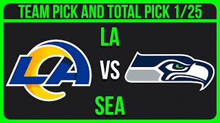 Rams vs Seahawks NFL NFC Championship Picks | NFL Picks Today 1/25/26