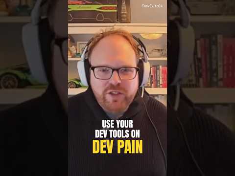 Use Your Dev Tools on Dev Pain – Developer Experience Insights | Benjamin Kitt