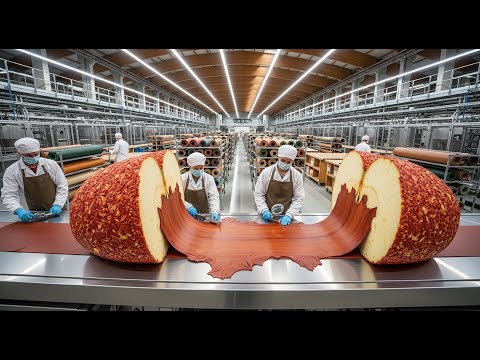 Inside the Apple Factory – (Full Process) How Vegan Apple Leather Is Made