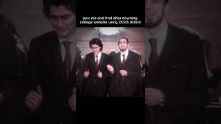 POV: We Crashed Our College Website with a DDoS Attack 😈💻 | #hackerslife