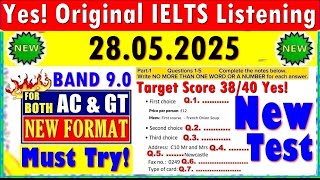 IELTS LISTENING PRACTICE TEST 2025 WITH ANSWERS | 28.05.2025