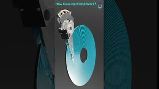 How Does Hard Disk work ❓ | HDD Store Data | #shorts #trending #harddisk