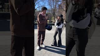 Who wins? 😬 #shorts  #viral  #show #tiktokshow #interview #nyc #cakepopguy #cringe #newyork