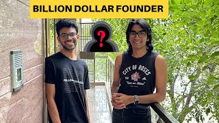 We met a unicorn startup founder in Bangalore!