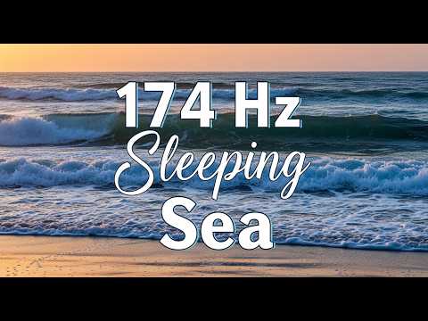 174 Hz Solfeggio Gong + Real Sea Waves: Deep Healing & Pain Relief
