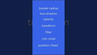 CSS best practices #2 / Be careful about expensive properties