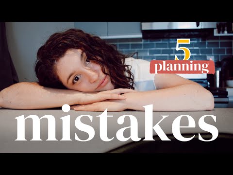 Five Planning Mistakes | When Planning Isn't Making You More Productive