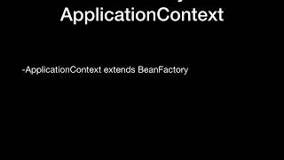 SPRING INTERVIEW QUESTIONS Bean factory vs Application Context