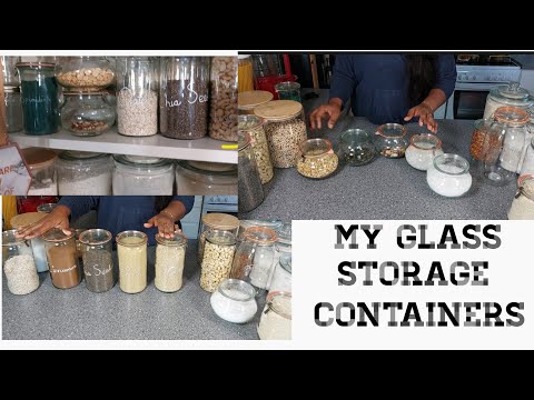 Updating My Kitchen Storage Containers// Glass Storage Containers