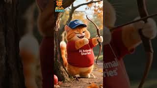 Another mischief of the Orange cat😺 #funny #aianimalstories #funnycats #story