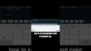 HTML: can you do it?????#htmltutorial #coding #marqueeanimation