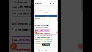 Dark Tunnel Config File 2025 || Free Tricks unlimited data || #darktunnel #freevpn #v2ray #ssh #free