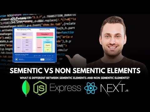 15-  Understand the Difference: Semantic vs Non-Semantic Elements in HTML in Hindi- HTML Tutorials