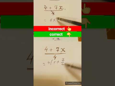 Math mistakes #algebra #math #mathematics #shorts #mathmistakes
