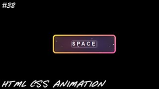 HTML CSS Cool Animation |@pinkweb0 html css tutorial #css#html5#animation