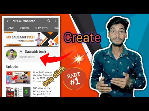 How To Create A Youtube Channel From Android In 2021,Youtube channel kaise banaye #long