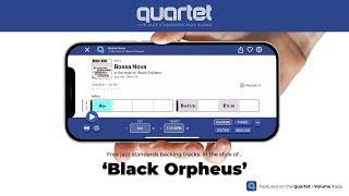 'Black Orpheus' – jazz backing track from the Quartet app #jazzstandards