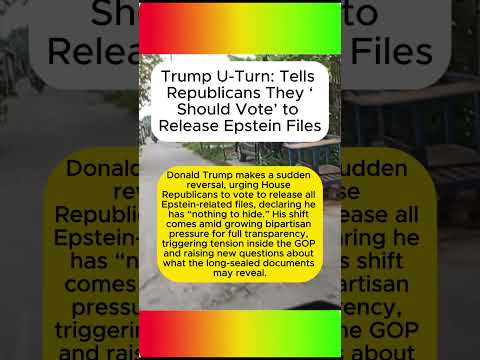 Trump U Turn Tells Republicans They ‘Should Vote’