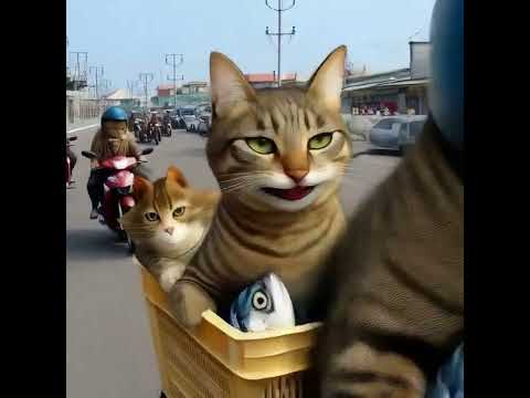 Cat riding the bike #catlover #shortsvideo #shorts   #trending  #viralshorts  #love #trendingshorts