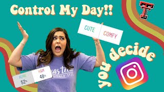 My Instagram Followers Control My Life! | Texas Tech Transition & Engagement
