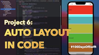 Project 6: AutoLayout In Code | 100 Days Of Swift