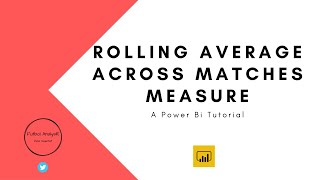 Tutorial - Rolling Average Measure