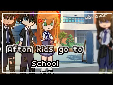 Afton Kids Go To School | fnaf gacha | It's Knsita