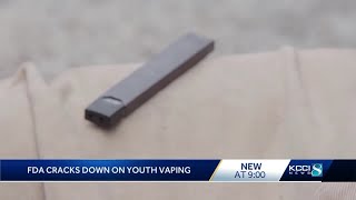 FDA cracks down on youth vaping