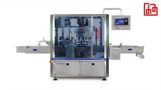 High-Speed Rotary Sticker Labeling Machine for Round Bottles | Automatic Bottle Label Applicator