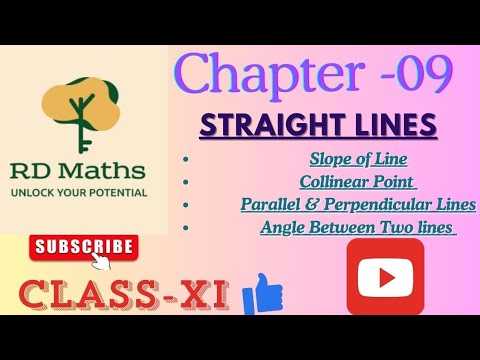 STRAIGHT LINE CLASS 11 CHAPTER 09 NCERT MATHEMATICS|RDMATHS| RUPANGI DWIVEDI| CBSE