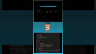 🚀 Futuristic Animated Loader Using HTML & CSS | No JS Needed  | UI in 30s E25✨🔥