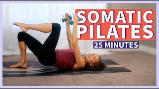 Somatic Yoga Pilates | Full-Body Core, Glutes & Legs | Calm, Energy, Reduce Cortisol | 25 MIN