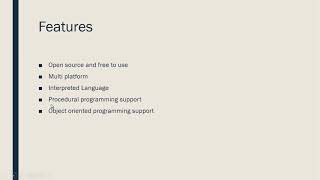 Features of PHP | Unanth