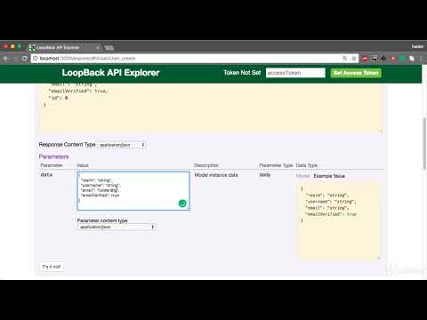 Node.Js: REST APIs Development with Loopback : Understanding API Explorer