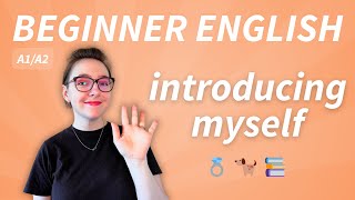 Introducing myself | SIMPLE BEGINNER ENGLISH A1 A2 daily listening practice