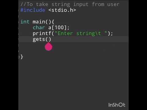 String input in C || C Basics