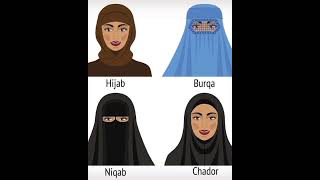 All types of veils for Muslim women🧕#shorts #muslimgirl #hijab #ytshorts #hijabstyle