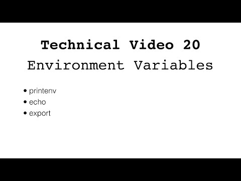 5-3 Environment Variables