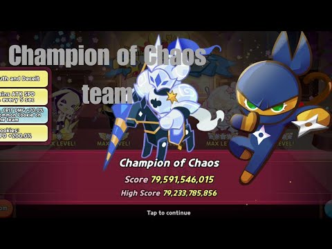 Champion of Chaos BEST TEAM (Ninja is USEFUL) | Cookie Run: Kingdom