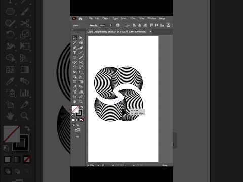 Logo design in Adobe Illustrator #shorts #logo #graphicdesign #adobeillustrator