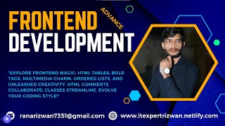 Advance Frontend Development 13   04   2024