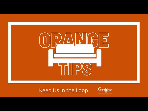 Orange Couch Tip: Keep Your Technology Partner in the Loop