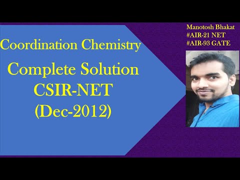 Coordination Chemistry||Colour of Transition Metal Complexes||Trans effect||Water Exchange Rate