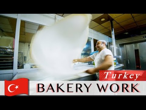 Amazing skills for making various Turkish bread | Bread making in Turkey | ASMR